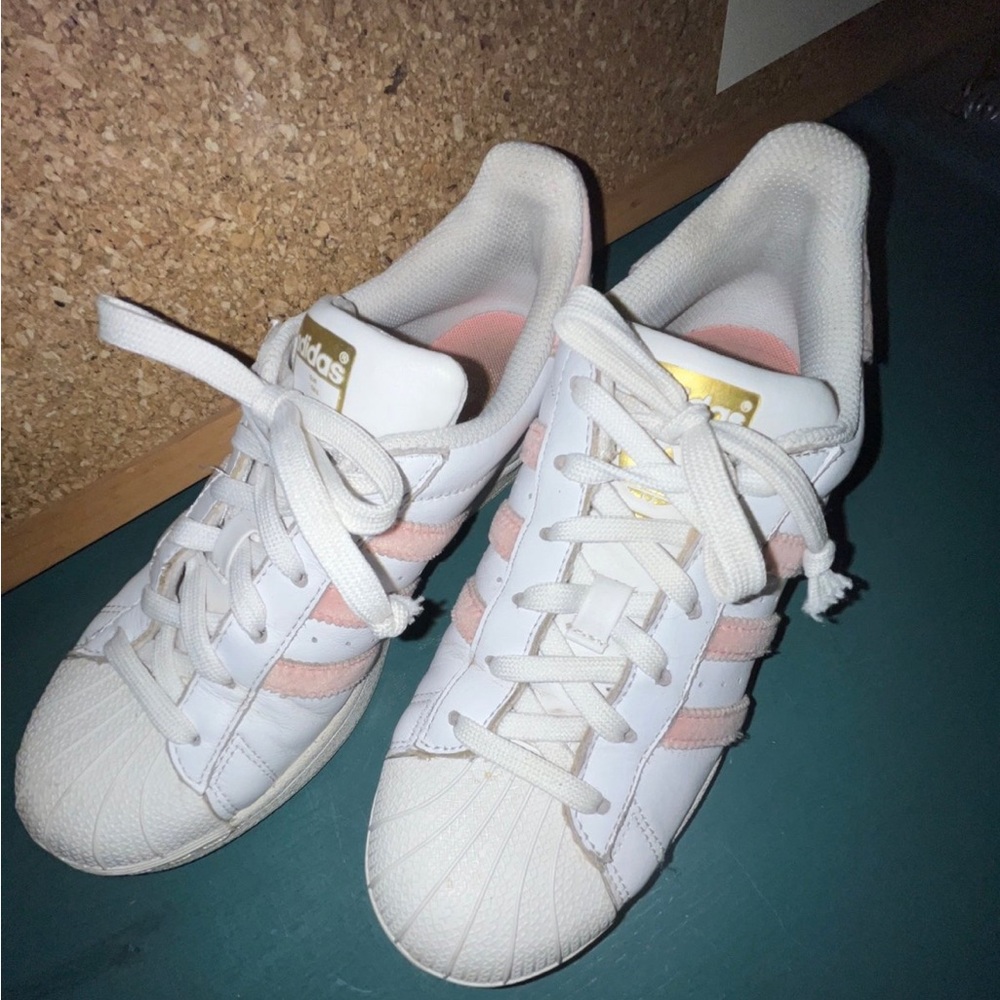 Pink Striped Adidas - Picture 3 of 3